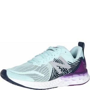 NEW BALANCE WOMEN'S FRESH FOAM TEMPO V1 RUNNING SHOE, BALI BLUE/PLUM, 7.5